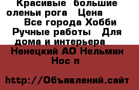 Красивые  большие оленьи рога › Цена ­ 3 000 - Все города Хобби. Ручные работы » Для дома и интерьера   . Ненецкий АО,Нельмин Нос п.